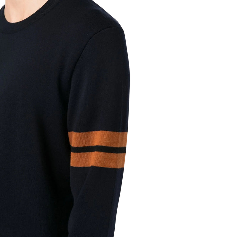 Толстовка Stripe-Detailed Crewneck