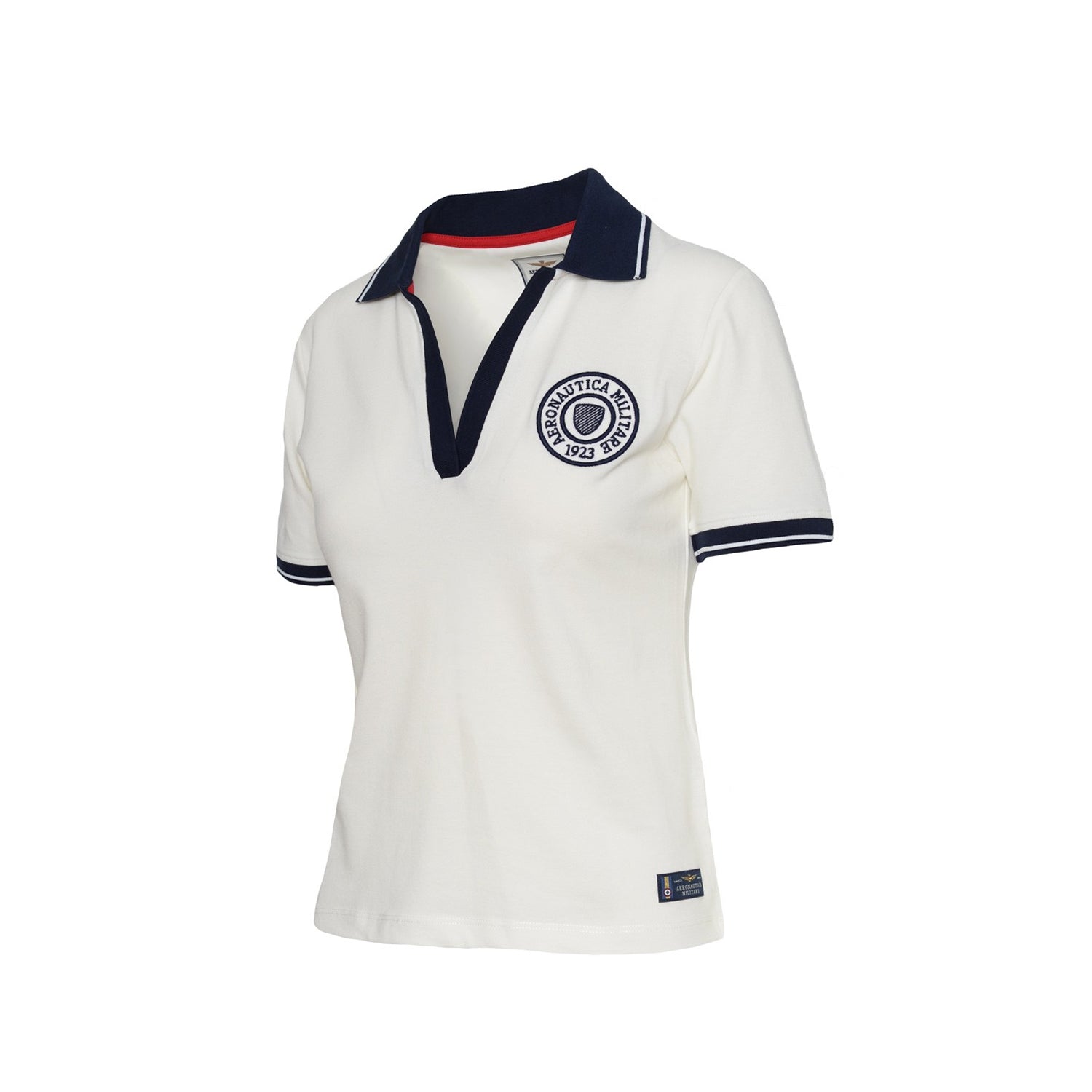 РУБАШКА ЖЕНСКАЯ С ВОРОТОМ ПОЛО AERONAUTICA MILITARE